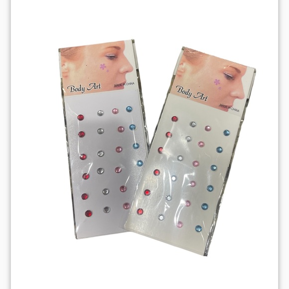 Sale‼️Body Art -Face Rhinestones -New in Packaging Set of 2 - Picture 3 of 4